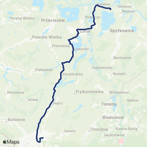 Koleje Małopolskie  map