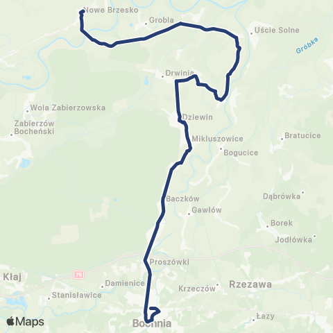 Koleje Małopolskie  map