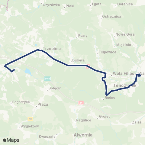 Koleje Małopolskie  map