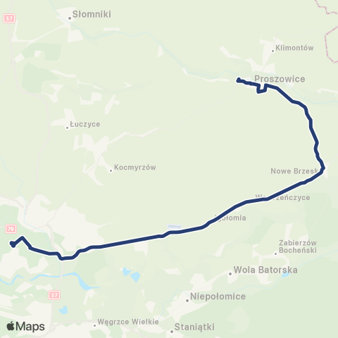 Koleje Małopolskie  map