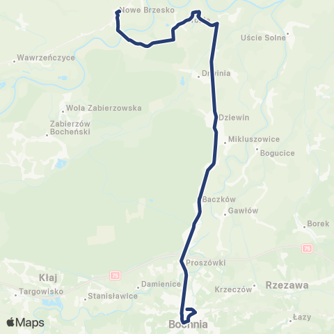 Koleje Małopolskie  map