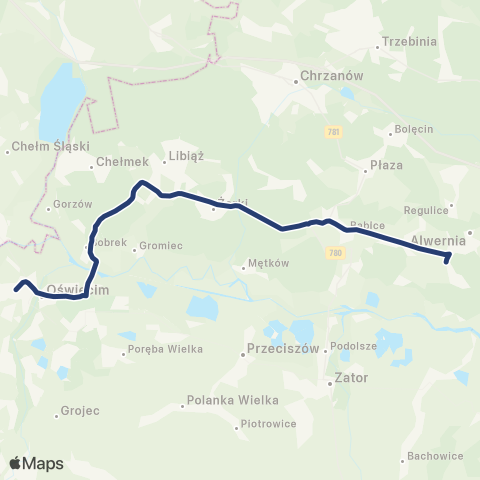 Koleje Małopolskie  map