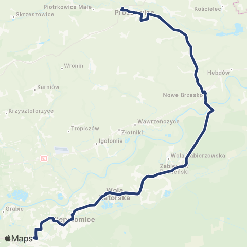 Koleje Małopolskie  map