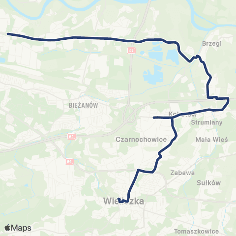 Koleje Małopolskie  map