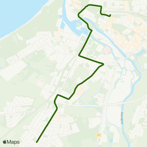 Komunikacja Miejska Kołobrzeg Zdrojowa - Chalkozyn 1 — Starynowska - Pętla map