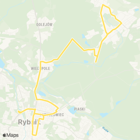 Komunikacja Miejska Rybnik Rybnik Śródmieście Plac Wolności 3 - Plac Wolności map