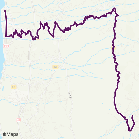 Kar'Ouest Mairie de St-Leu - Les Camélias - Réservoir Le Plate map