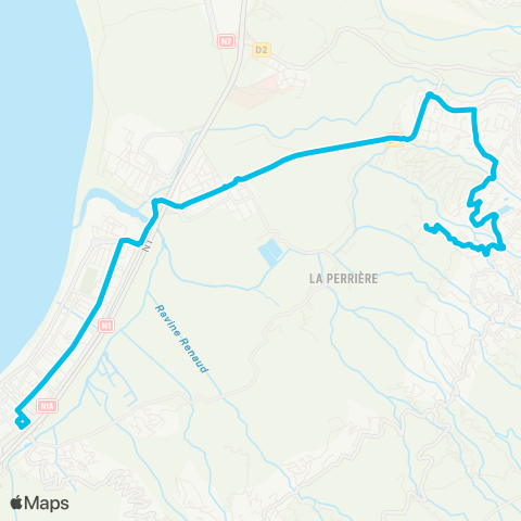 Kar'Ouest Gare de St-Paul - La Plaine - Le Hangar map