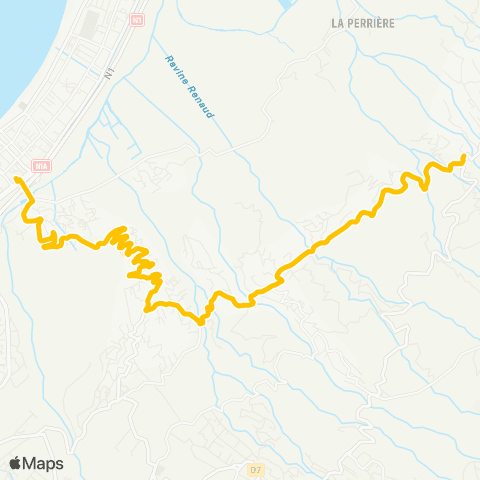 Kar'Ouest Saint-Paul Ligne 64c map