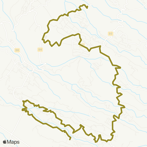 Kar'Ouest Saint-Paul Ligne 84 map