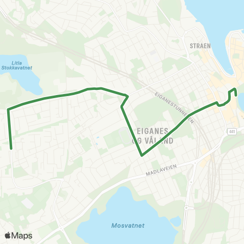 Kolumbus Busslinje i Rogaland map