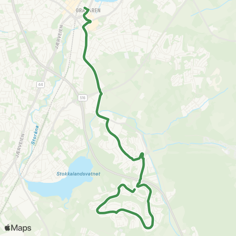 Kolumbus Busslinje i Rogaland map