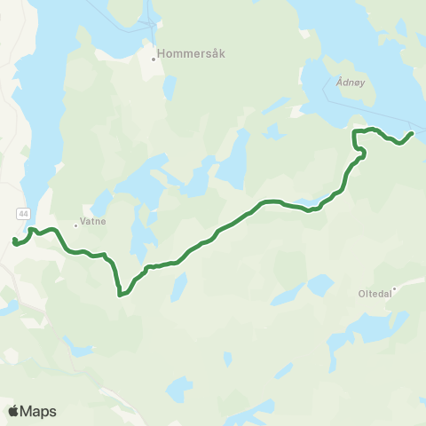 Kolumbus Busslinje i Rogaland map