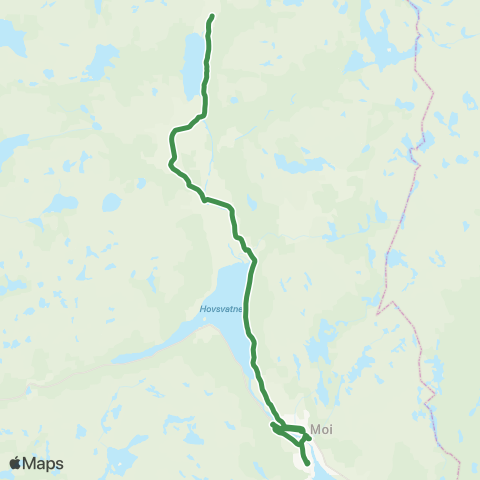 Kolumbus Busslinje i Rogaland map