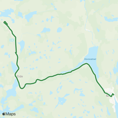 Kolumbus Busslinje i Rogaland map