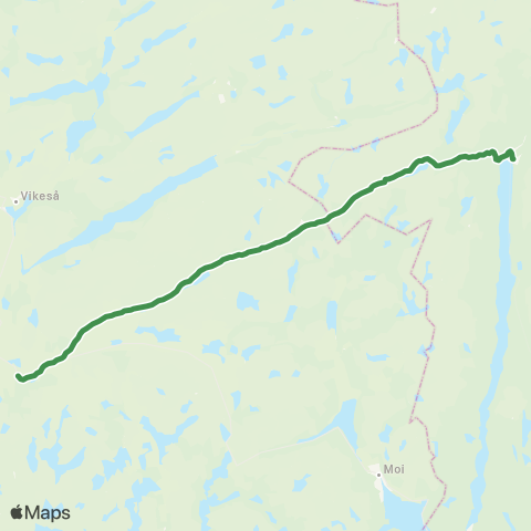 Kolumbus Busslinje i Rogaland map