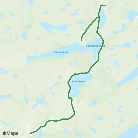 Kolumbus Busslinje i Rogaland map