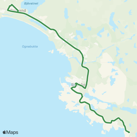 Kolumbus Busslinje i Rogaland map