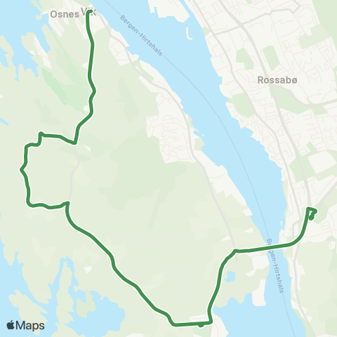 Kolumbus Busslinje i Rogaland map
