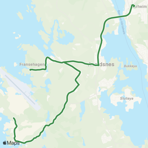 Kolumbus Busslinje i Rogaland map
