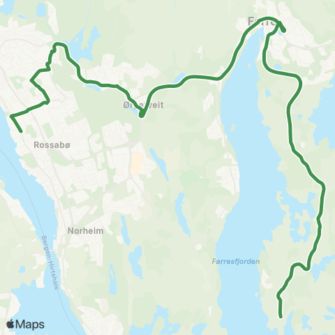 Kolumbus Busslinje i Rogaland map