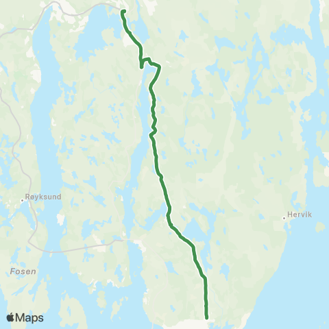 Kolumbus Busslinje i Rogaland map
