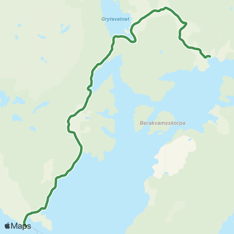 Kolumbus Busslinje i Rogaland map
