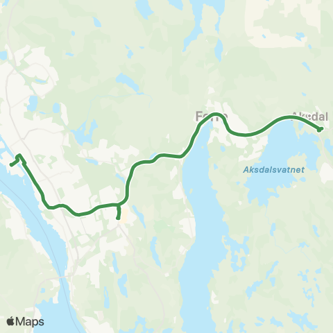 Kolumbus Busslinje i Rogaland map