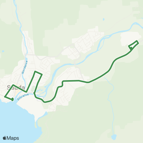 Kolumbus Busslinje i Rogaland map