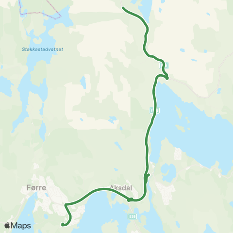 Kolumbus Busslinje i Rogaland map
