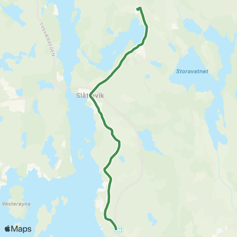 Kolumbus Busslinje i Rogaland map
