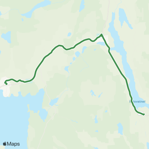 Kolumbus Busslinje i Rogaland map