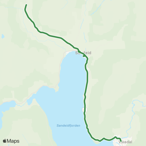 Kolumbus Busslinje i Rogaland map