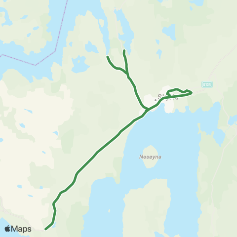 Kolumbus Busslinje i Rogaland map