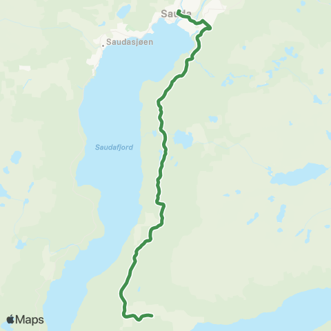 Kolumbus Busslinje i Rogaland map