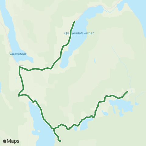 Kolumbus Busslinje i Rogaland map