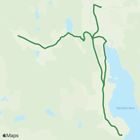 Kolumbus Busslinje i Rogaland map