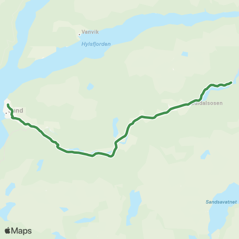 Kolumbus Busslinje i Rogaland map