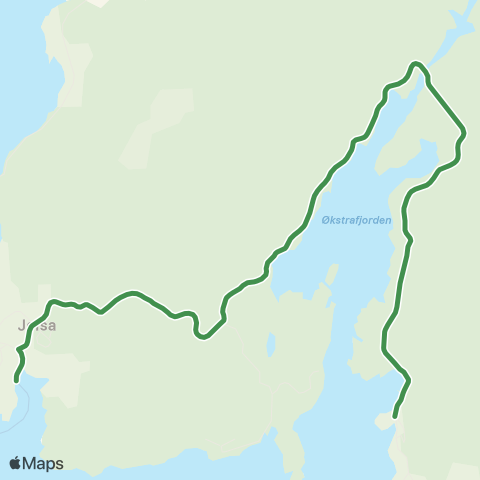 Kolumbus Busslinje i Rogaland map