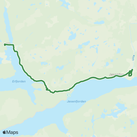 Kolumbus Busslinje i Rogaland map