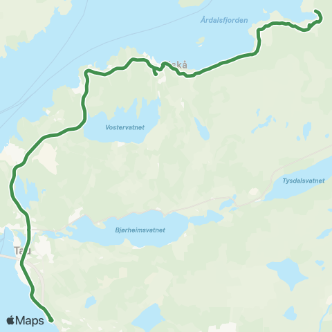 Kolumbus Busslinje i Rogaland map