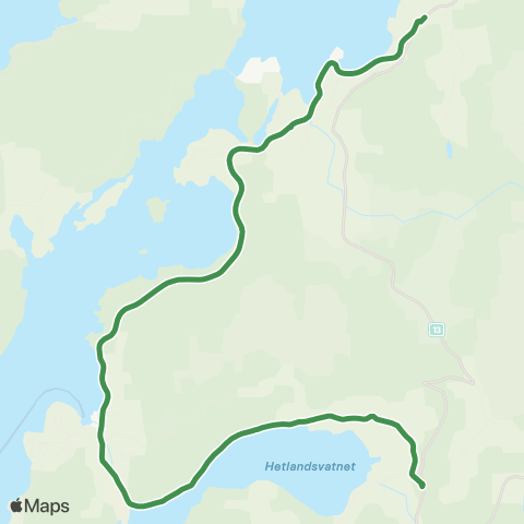 Kolumbus Busslinje i Rogaland map