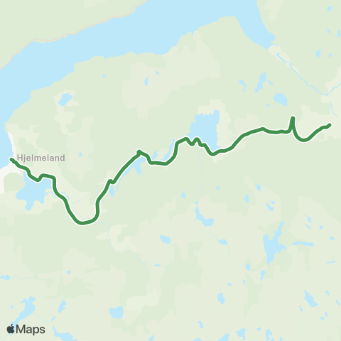 Kolumbus Busslinje i Rogaland map