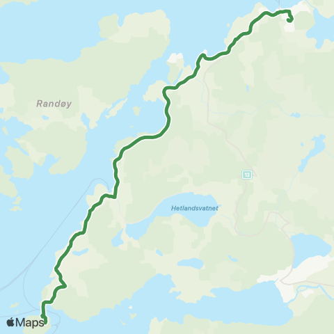 Kolumbus Busslinje i Rogaland map