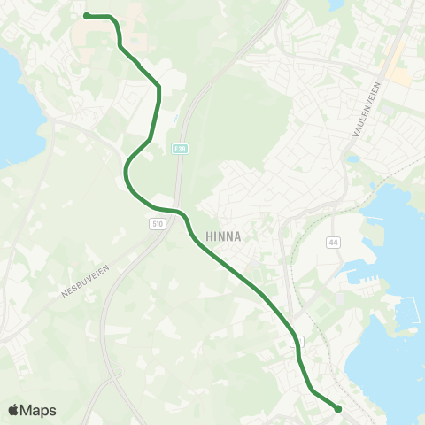 Kolumbus Busslinje i Rogaland map