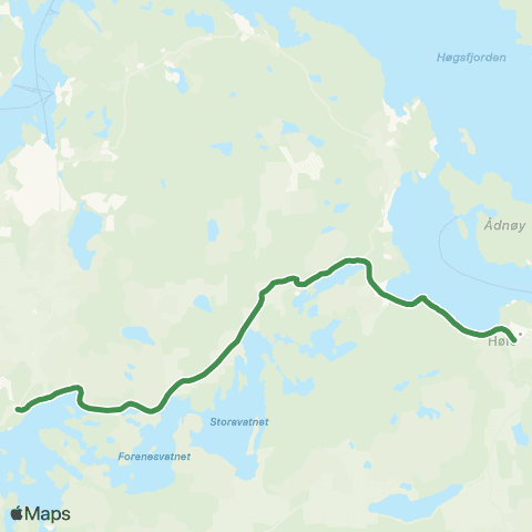 Kolumbus Busslinje i Rogaland map