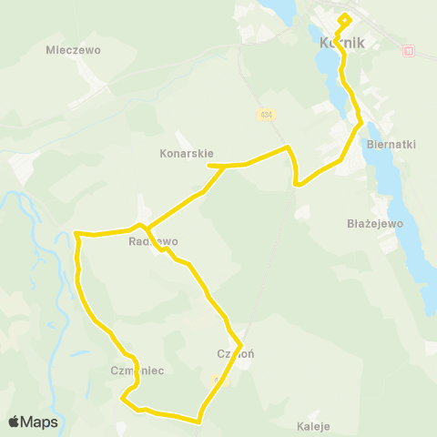 Kombus Radzewo - Rynek map