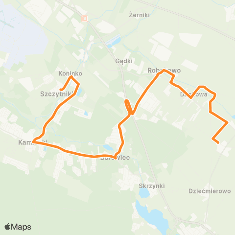 Kombus Koninko - Szczodrzykowo map