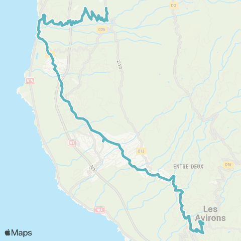 Kar'Ouest Scolaire Le Cap--Gendarmerie de Saint-Leu map