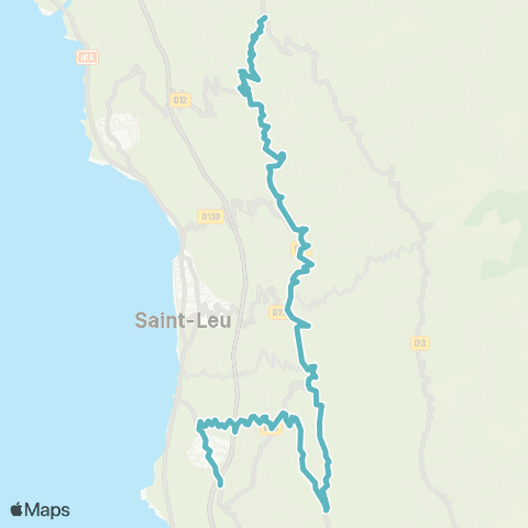 Kar'Ouest Scolaire Maternelle Étang--Collège Pointe des Châteaux map